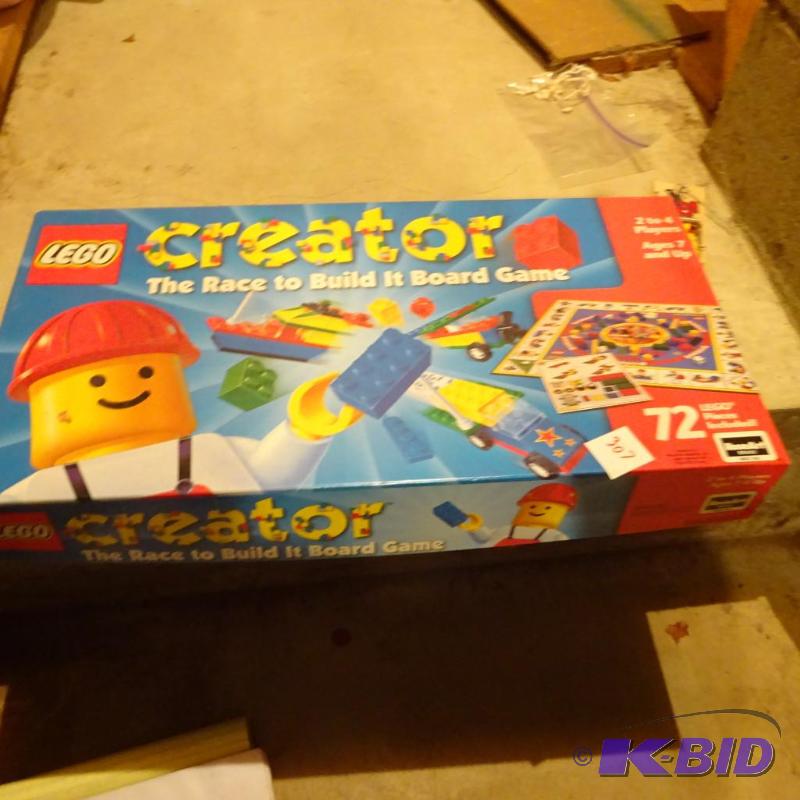 lot 307 image: Lego Creator Race to Build Board Game...