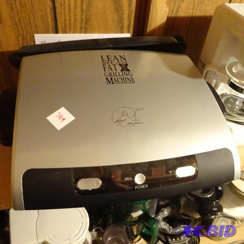 lot 349 image: Lean Mean Fat Grilling Machine...