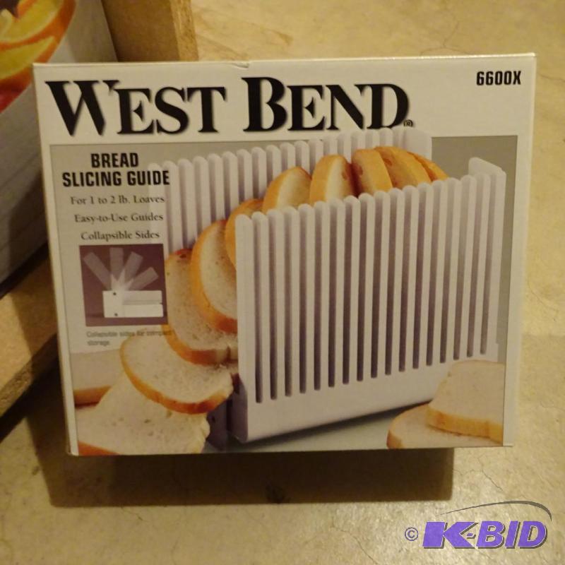 lot 363 image: West Bend Bread Slicing Guide...