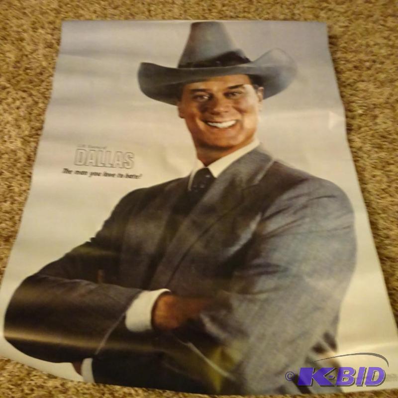 lot 372 image: Dallas JR Ewing Poster 20 X 28...