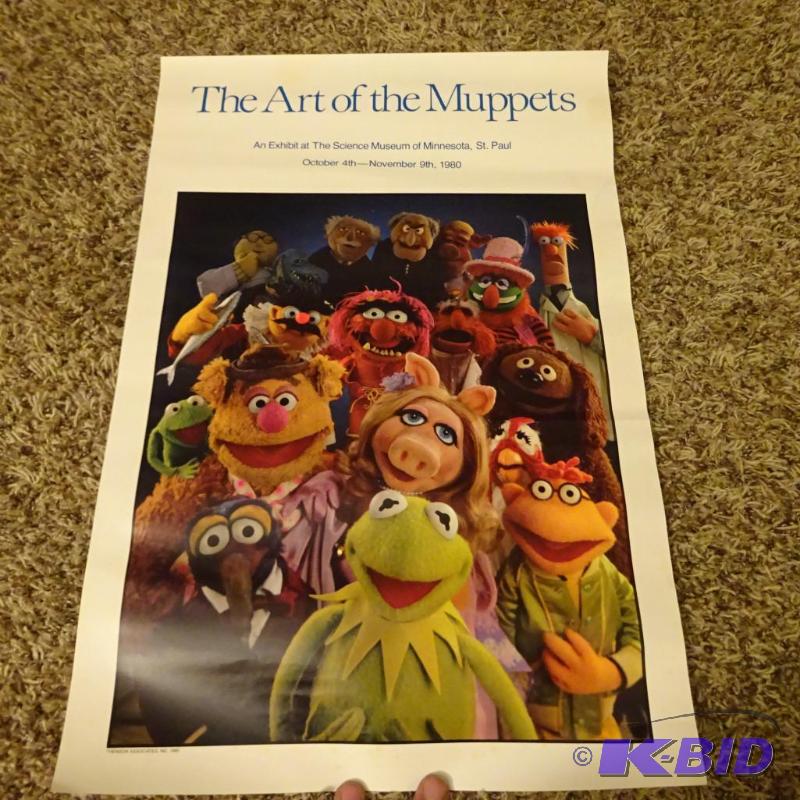 lot 373 image: Art of Muppets Poster...