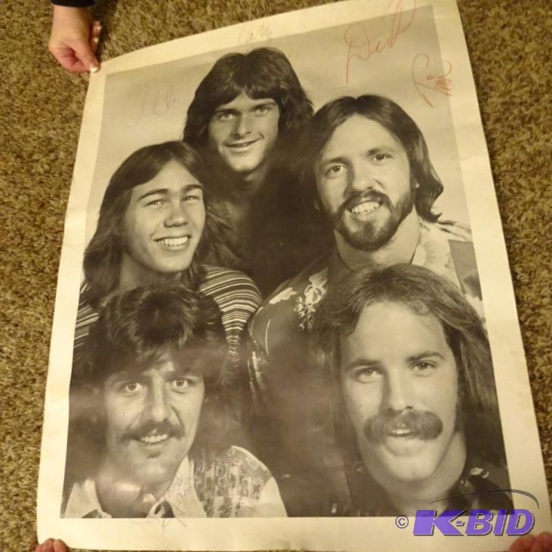 lot 376 image: Looks to be a 70s Band with Autographs...