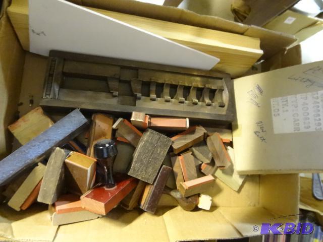 lot 45 image: Misc Rubber Stamps...