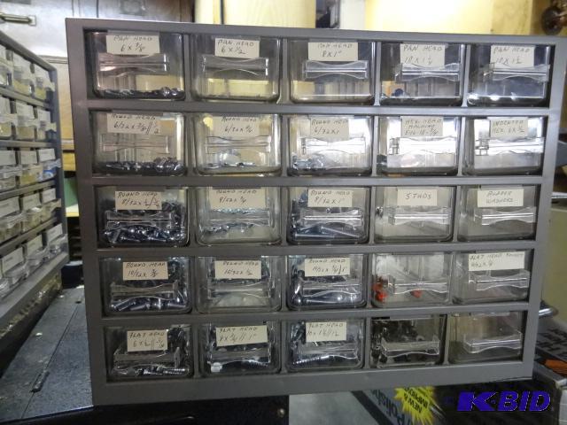 lot 5 image: 25 Drawer Storage Box with Contents 12 X 9 1...
