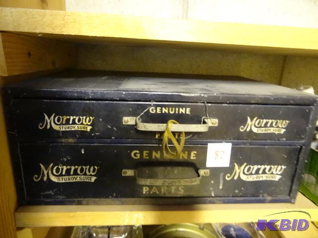 lot 82 image: Metal 2 Drawer Morrow Sturdy Sure Genuine Par...