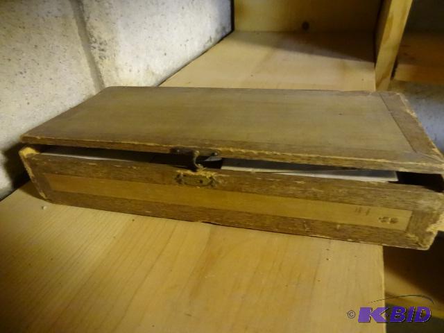 lot 84 image: Wood Box with Letter PatternsTemplates...