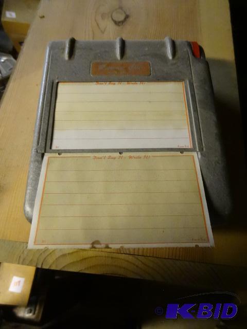 lot 94 image: Vintage Recoraa - Call Register...