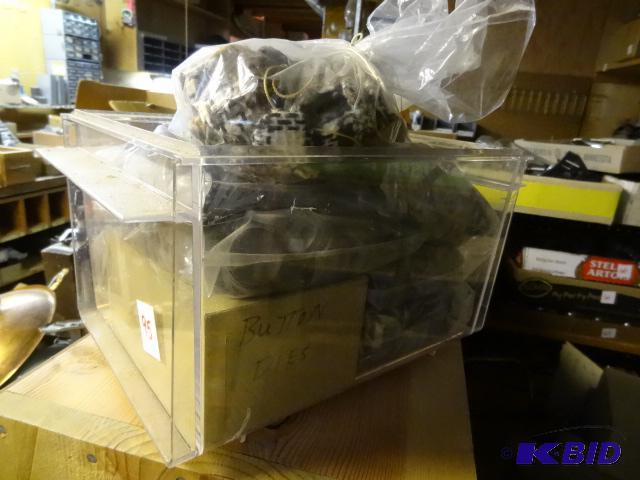 lot 95 image: Bin of Misc Buttons...