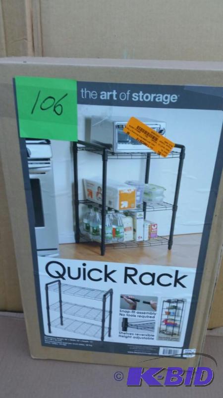 lot 106 image: The art Of Storage 3 Tier Rack