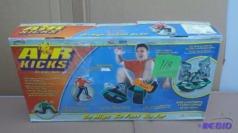 lot 118 image: Air Kicks Anti Gravity Boots