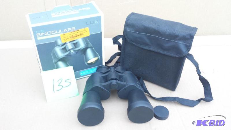 lot 135 image: LUX 7X 50 Binoculars