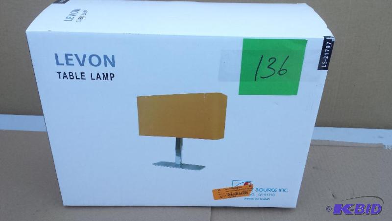 lot 136 image: Levon Table Lamp