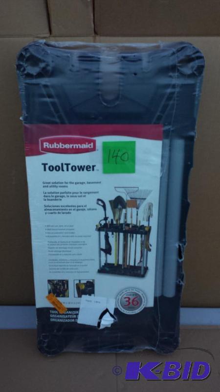 lot 140 image: Rubbermaid Tool Tower