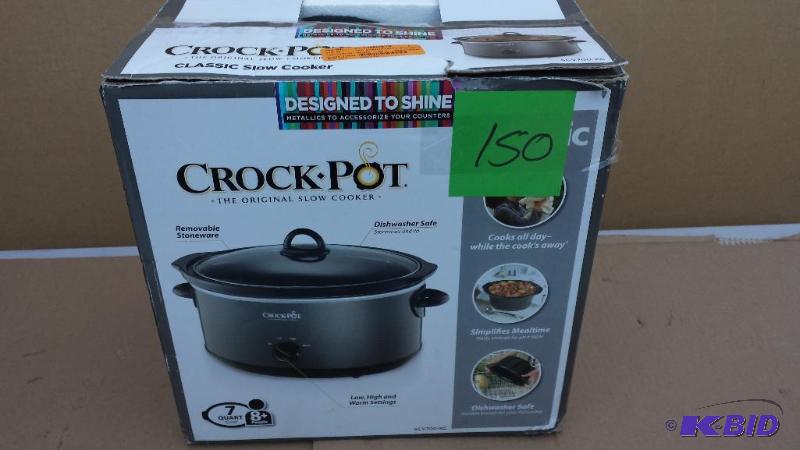 lot 150 image: Crock Pot 7 Quart