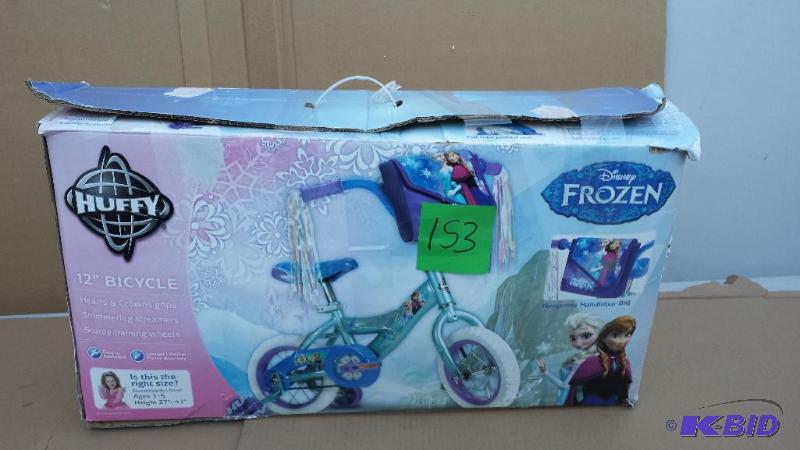 lot 153 image: Disney Frozen 12 Bycicle
