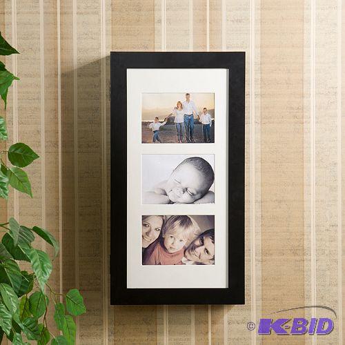 lot 156 image: New Photo Display Wall-Mount Jewelry Armoire
