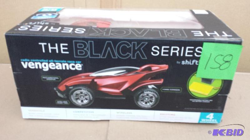 lot 158 image: Black series Vengeance Control Remote Car
