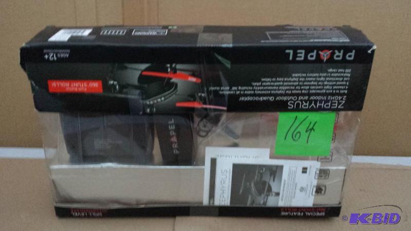 lot 164 image: Zephyrus 2.4ghz indoor and outdoor Quadrocopter