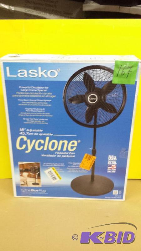 lot 167 image: Lasko Cyclone Fan