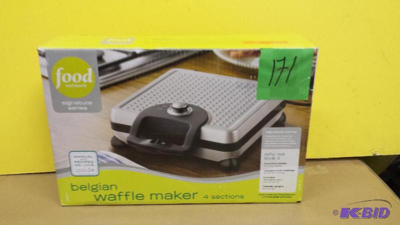 lot 171 image: Food Network Waffle Maker