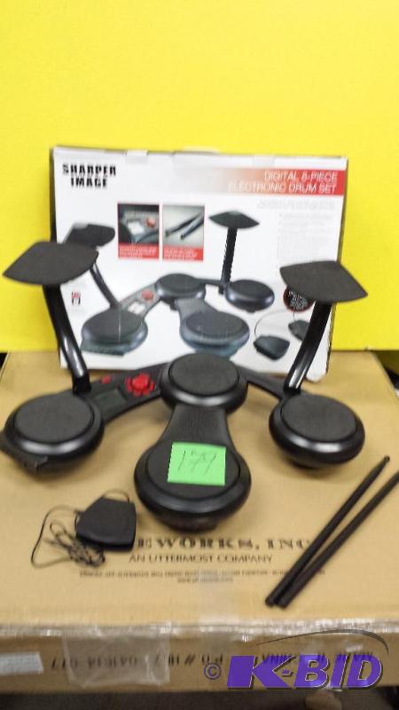 lot 179 image: Sharper Image Digital Electronic Drum Set