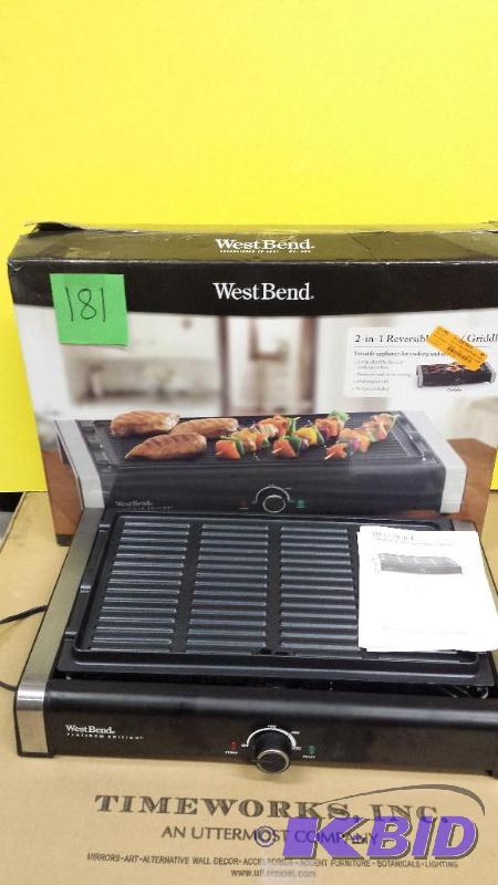 lot 181 image: Westblend 2 in 1 Reversible Griddle