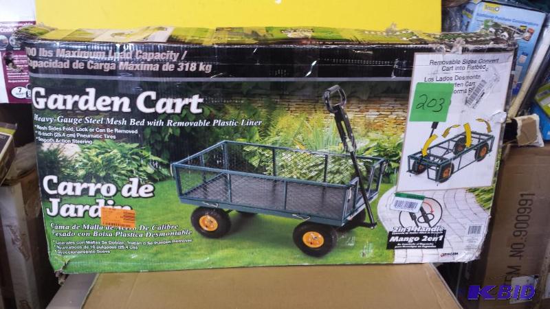 lot 203 image: Garden cart