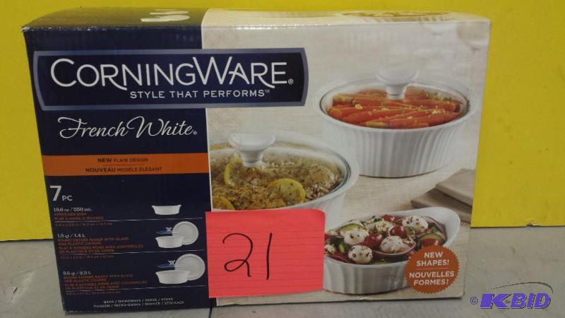 lot 21 image: Corningware