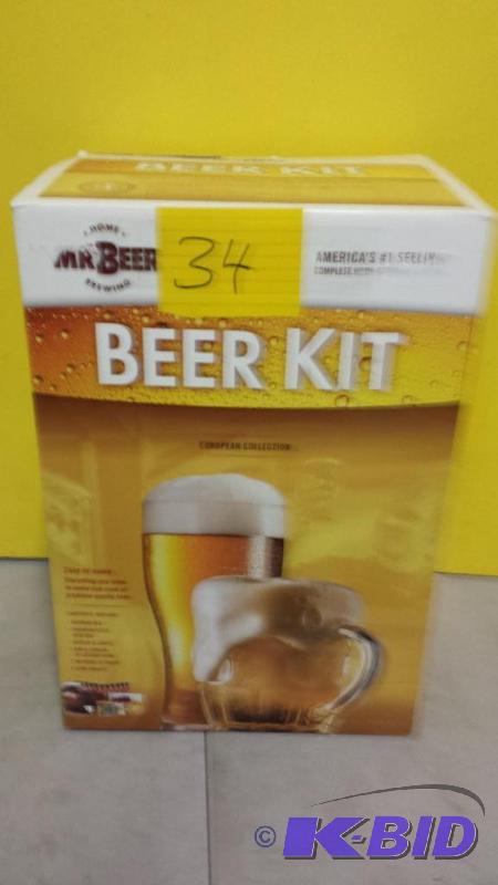 lot 34 image: Mr Beer Beer Kit
