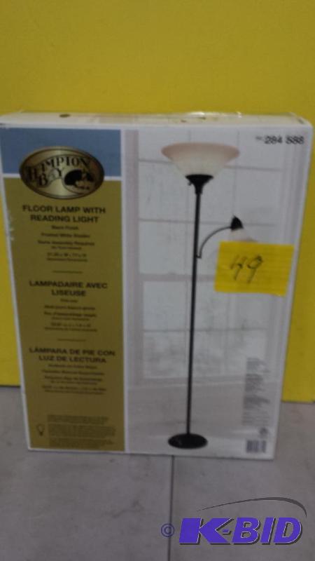 lot 49 image: Hampton Bay Lamp with Reading Light