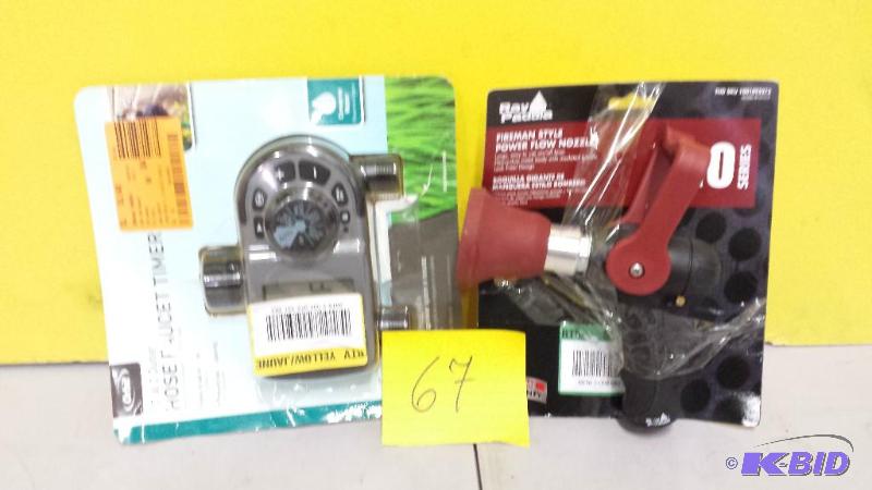lot 67 image: Hose Timer and Power Flow Nozel
