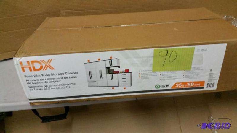 lot 90 image: HDX 25 WIDE STORAGE CABINET WITH DRAWER