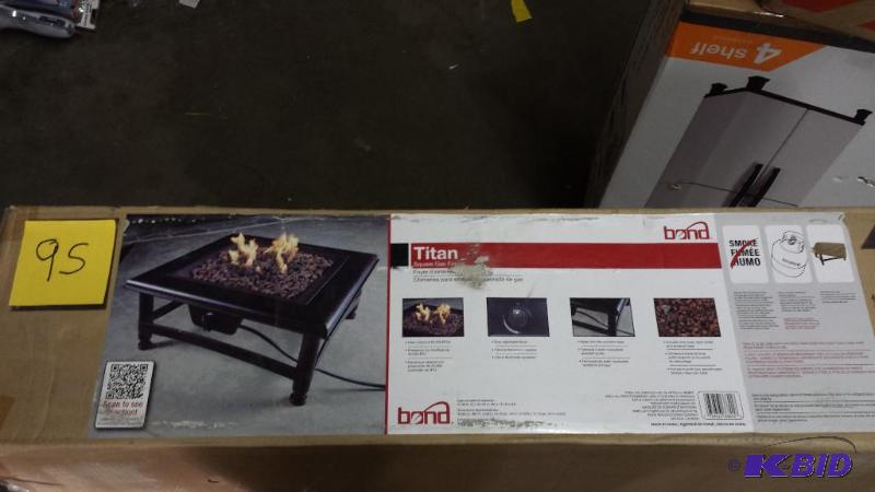 lot 95 image: Titan Square Gas Firepit