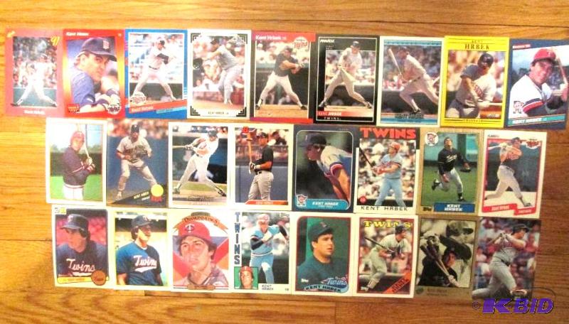 lot 11 image: 25 Kent Herbeck sports cards, 1983 - 1994...