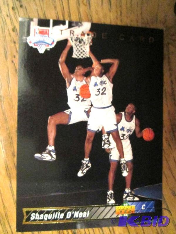 lot 126 image: 1992 - 1993 Upper Deck Shaquille Oneal rooki...