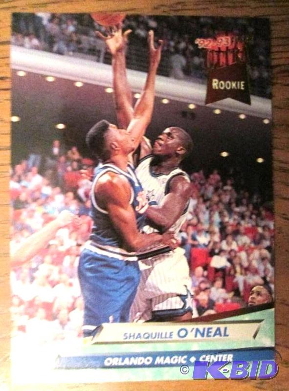 lot 127 image: 1992 - 1993 Ultra Shaquille Oneal rookie col...