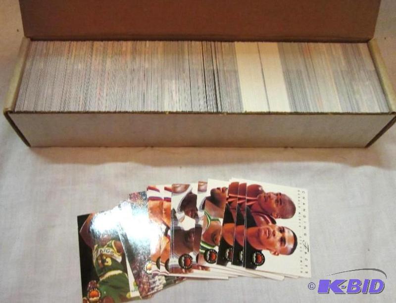 lot 131 image: Box of 1993 - 1994 Skybox basketball collecto...