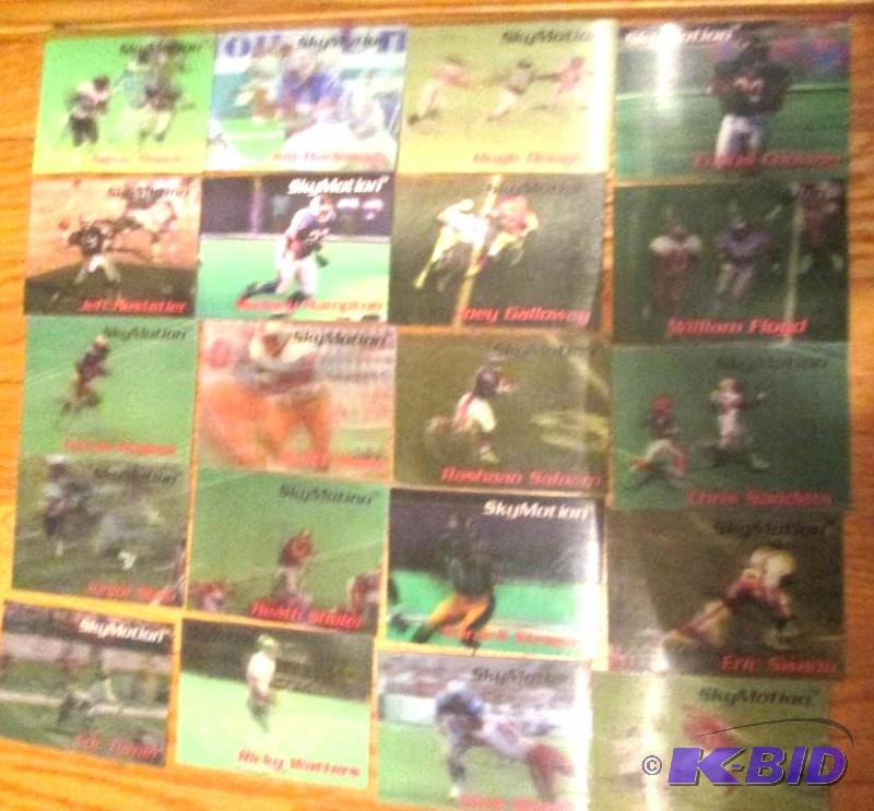 lot 42 image: 20 1996 sky motion cards...
