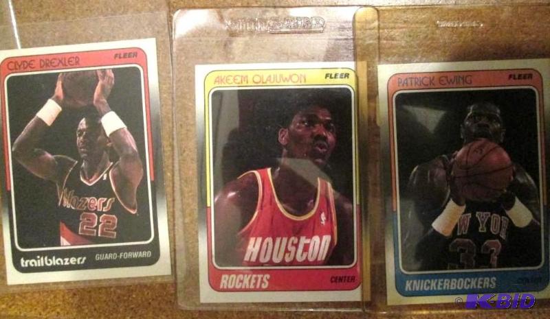 lot 44 image: 1988 - 1989 Fleer basketball sports cards fea...