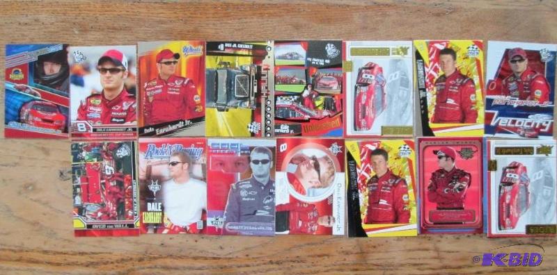 lot 49 image: 15 Dale Earnhardt Jr NASCAR Cards...