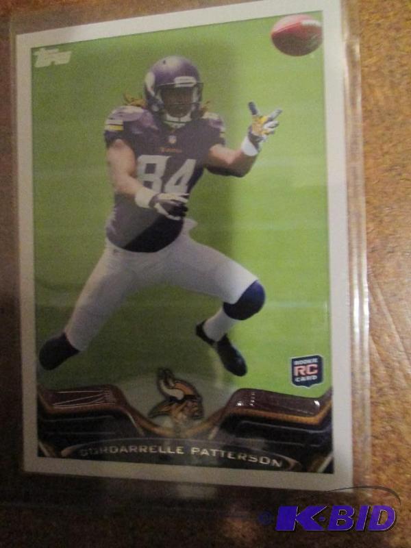 lot 6 image: 2013 13 Topps Cordarrelle Patterson rookie ca...