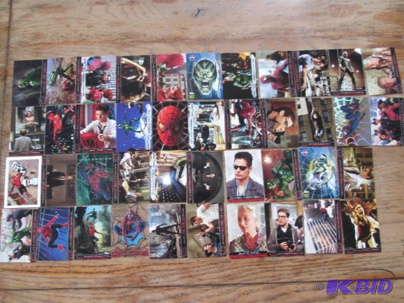 lot 68 image: 41 Spiderman collector cards...