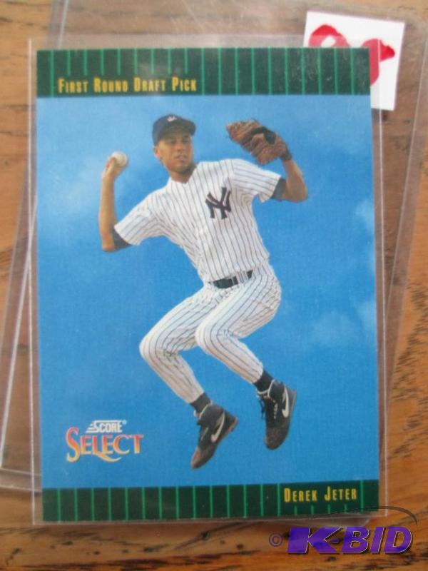lot 98 image: 1993 Score Select Derek Jeter rookie collecto...