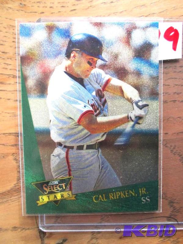 lot 99 image: 1993 1993 Score select stars Cal Ripken Jr co...