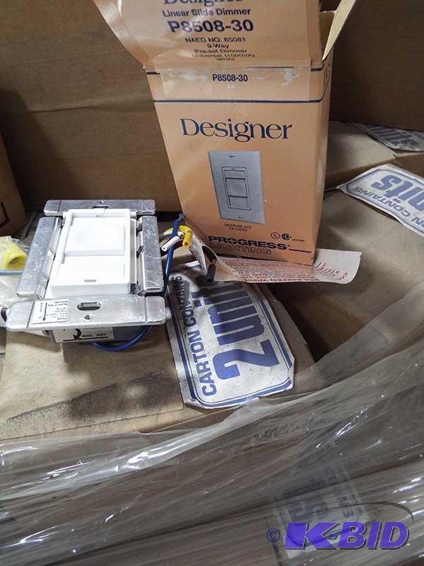 Pallet of Dimmer Switches