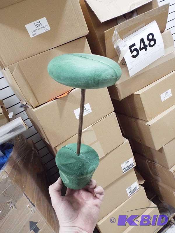 Topiary Tree, Urethane Swag and Foam Snowmen