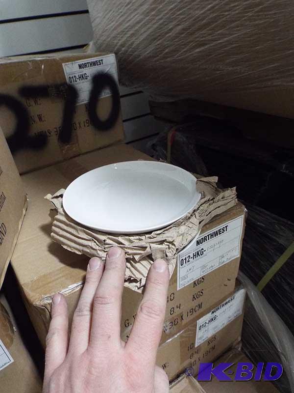 Northwest Airlines White China Plates