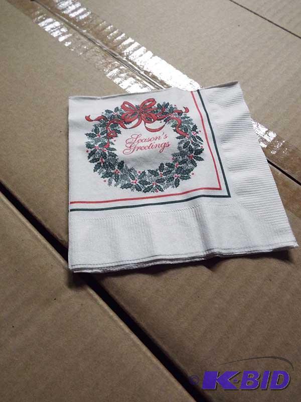 Holiday Wreath Napkins