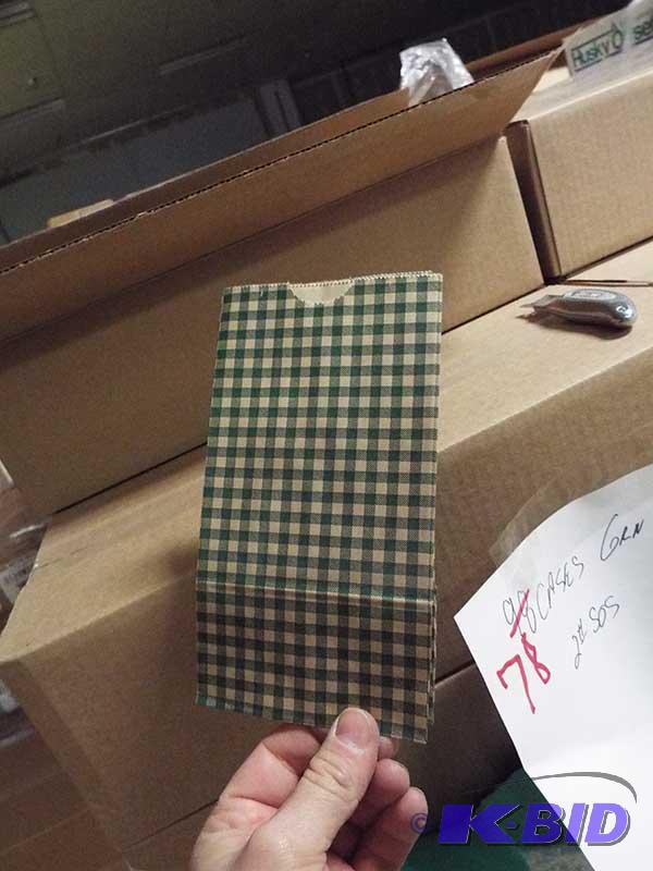 #2 SOS Green Gingham Sacks