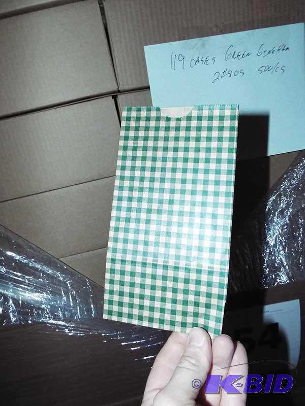 #2 SOS Green Gingham Sacks